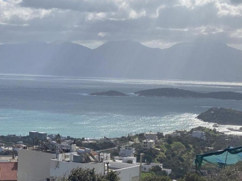 Katsikia Kreta - Baugrundstück mit Meerblick in Katsikia bei Agios Nikolaos Grundstück kaufen